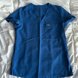 Figs Catarina top. XS. Royal Blue.